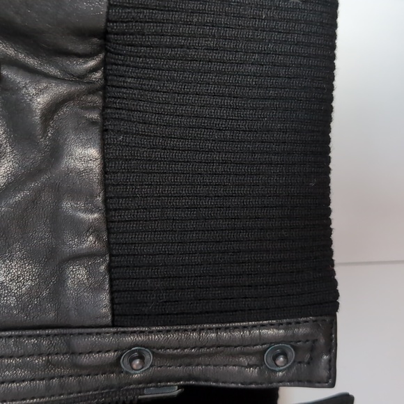 🌸VINCE Dolman Sleeve Leather Jacket EUC - Picture 7 of 14